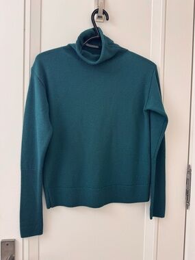 Wilfred Teal Turtleneck Sweater